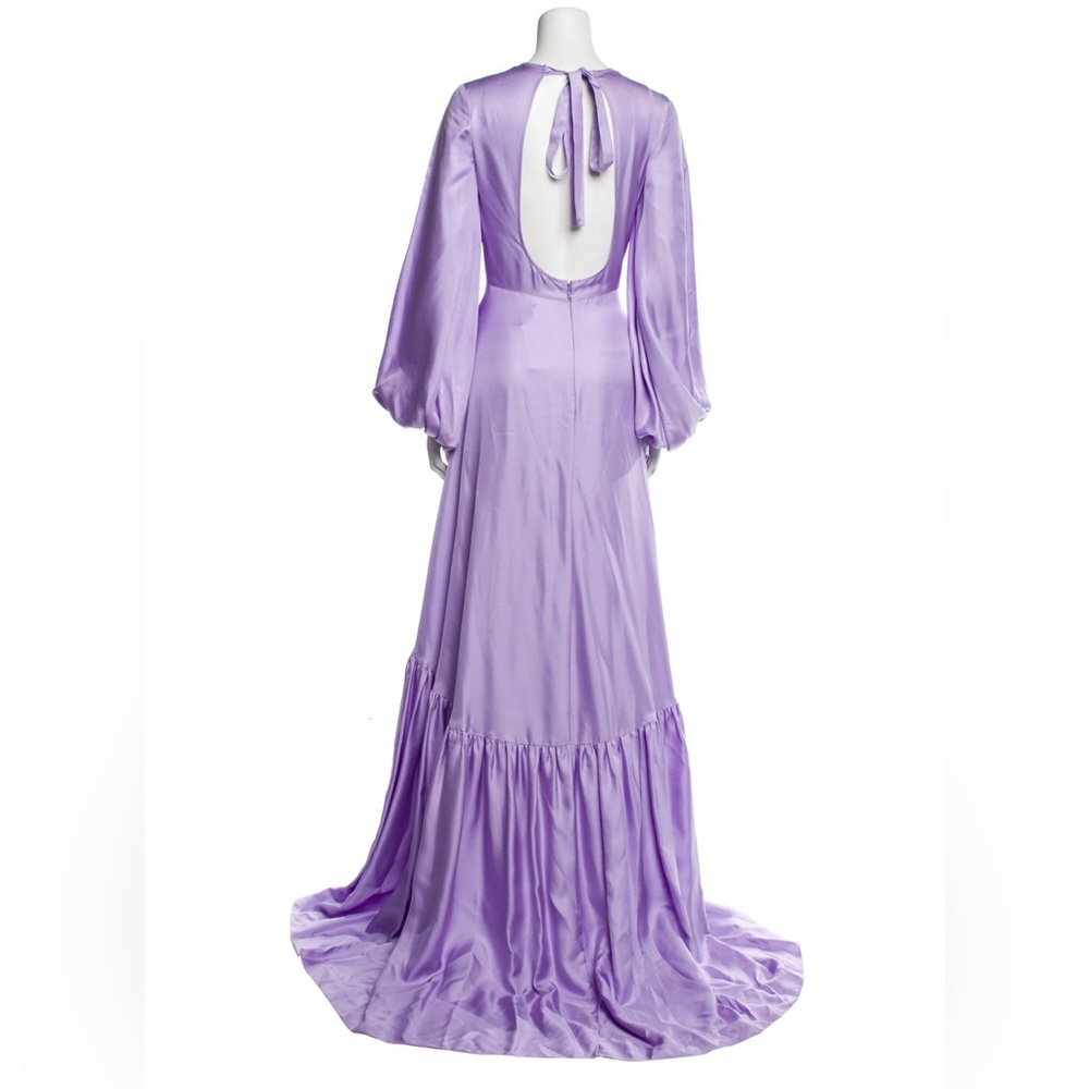 Finney 100% Silk (lavender/purple) evening gown. - Picture 3 of 8